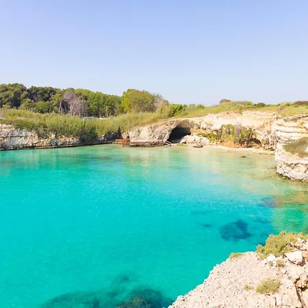 Elegant With Sea View In Otranto, Wifi, Air Conditioning And Parking Vakantiehuis Otranto