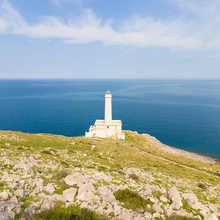 Elegant With Sea View In Otranto, Wifi, Air Conditioning And Parking Vakantiehuis Otranto